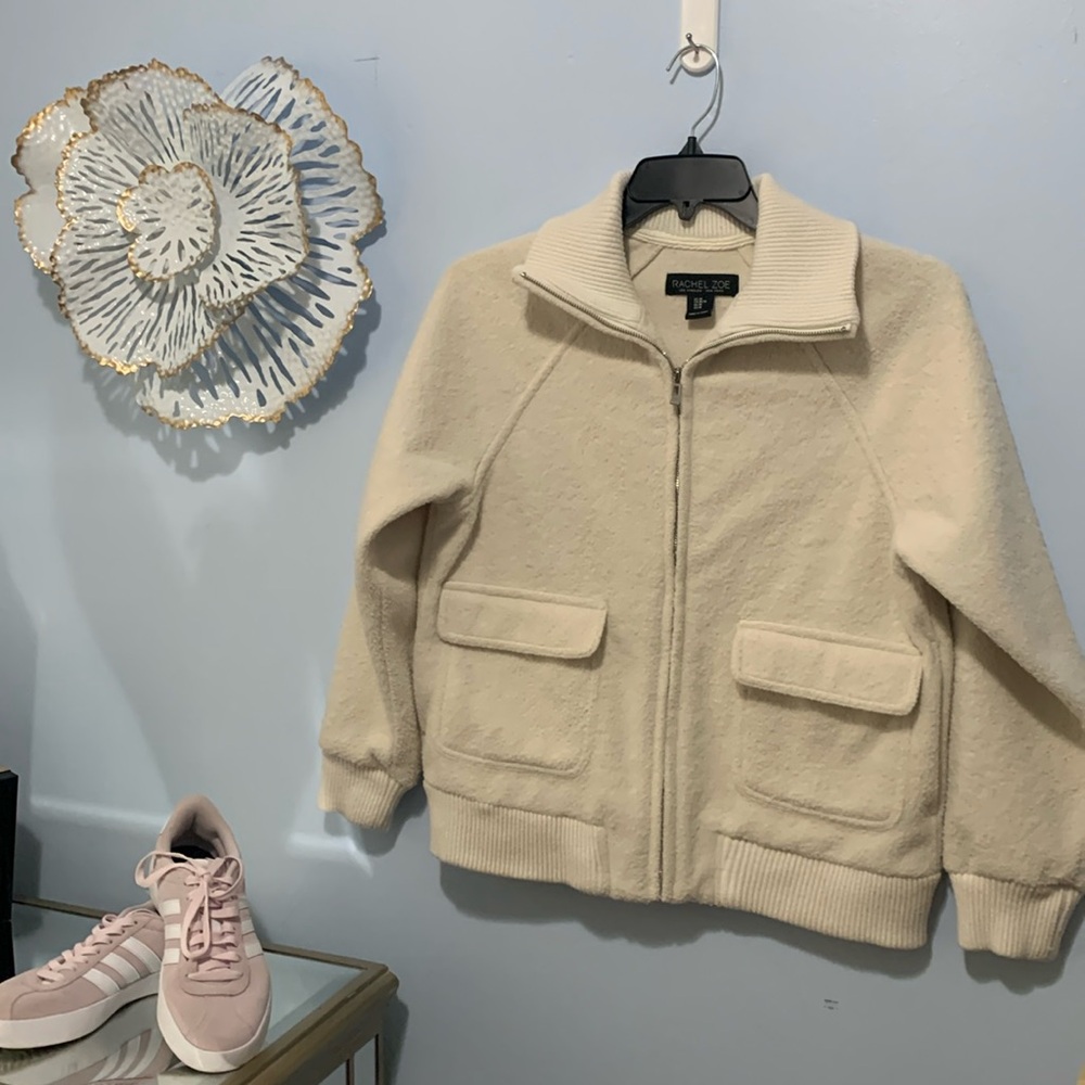 Rachel Zoe zip up sweater size medium